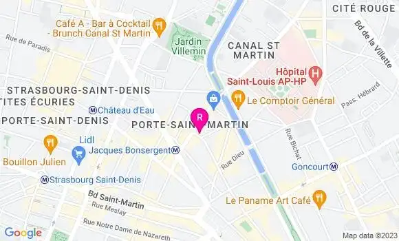 Localisation Restaurant  La Bringue