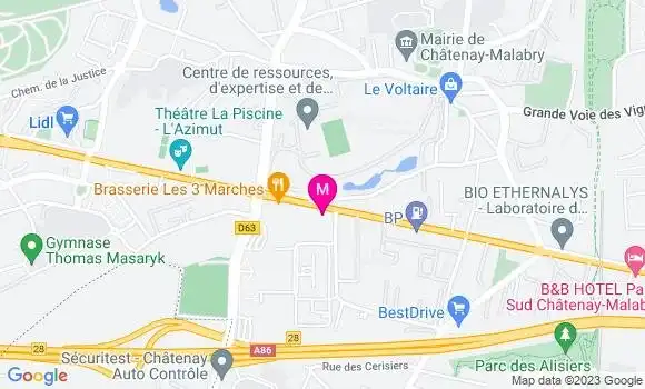Localisation Restaurant  Le Nectarine