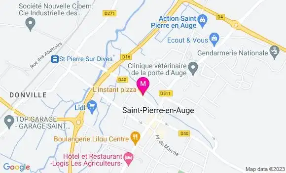 Localisation Restaurant  Boucher Beaumesnil Joelle