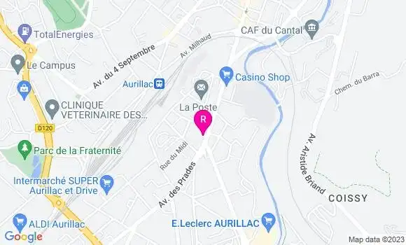 Localisation Pizzeria du Dragon