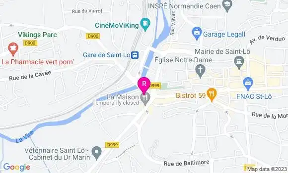 Localisation Brasserie La Rotonde