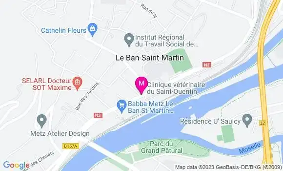 Localisation Restaurant  Le Parmentel