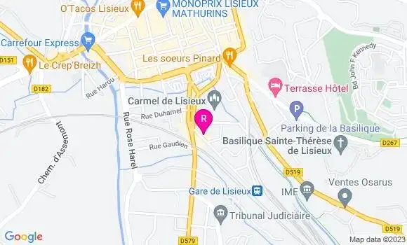Localisation Crêperie La Chandeleur