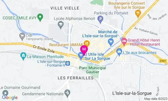 Localisation Restaurant  Chez Ju
