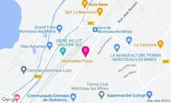 Localisation Pizzeria Manhattan Pizza