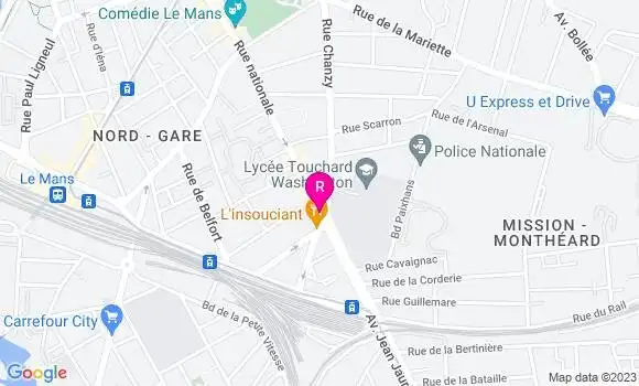 Localisation La Maison du Kebab