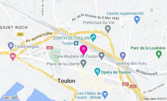 Localisation Restaurant  L