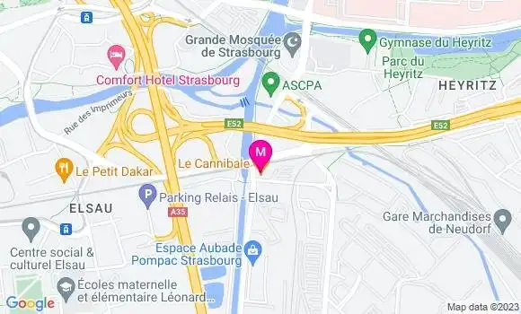 Localisation Restaurant  Le Cannibale