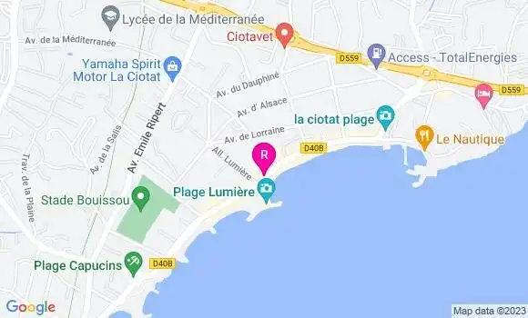 Localisation Restaurant  Le 52