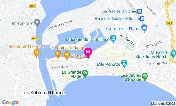Localisation Restaurant  César et Rosalie