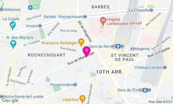 Localisation Restaurant  L