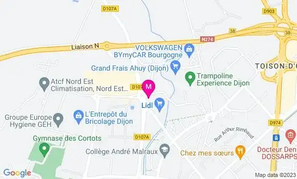 Localisation Restaurant  Le Cellier d