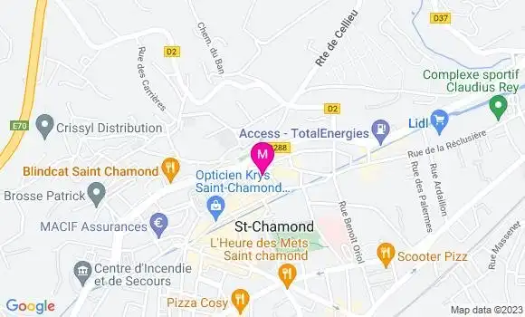 Localisation Restaurant  La Mandibule