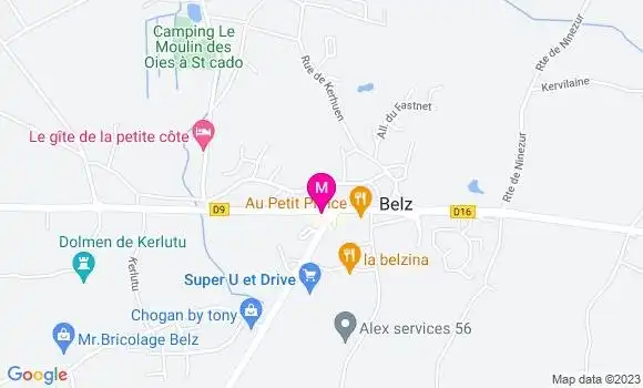 Localisation Restaurant  Côté Jardin