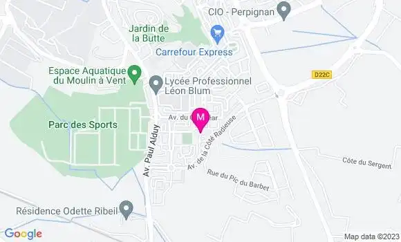 Localisation Restaurant  La Rambla