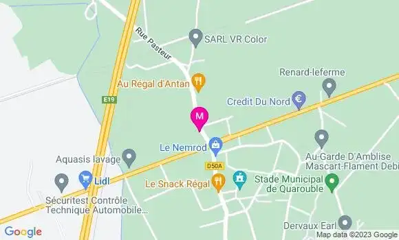 Localisation Restaurant  La Cave de Vassily
