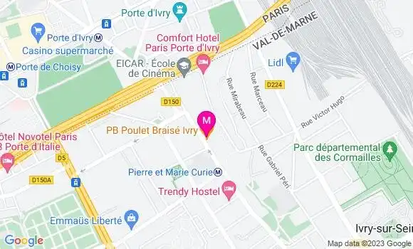 Localisation Restaurant  Poulet Braisé