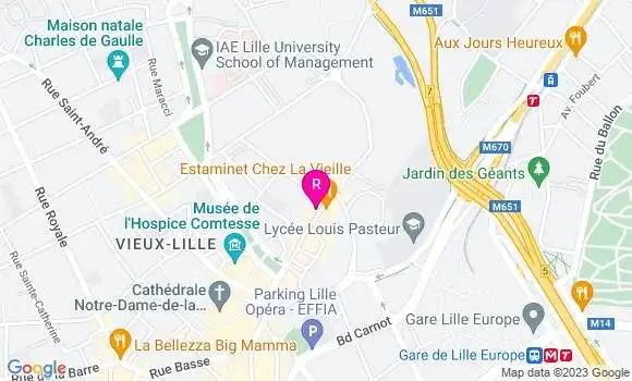Localisation Restaurant  L