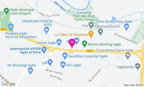 Localisation Restaurant Chinois Lotus Bleu