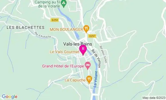 Localisation Restaurant  Le Vals Gourmet