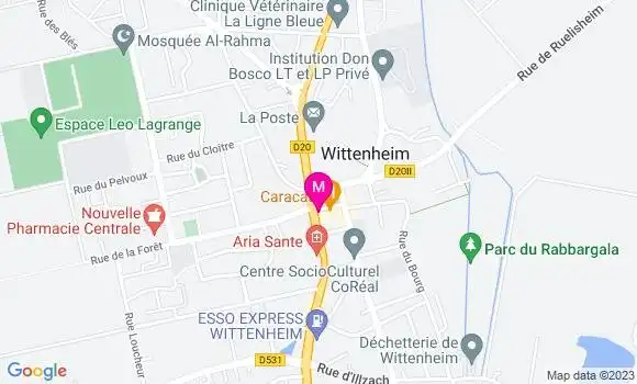Localisation Restaurant  Chez Aydin