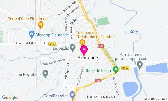 Localisation Pizzeria Le Père François