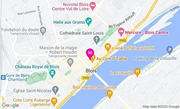 Localisation Restaurant  Le Fab