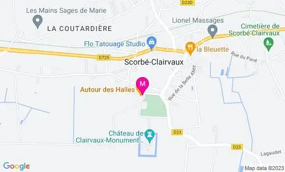 Localisation Restaurant  Autour des Halles