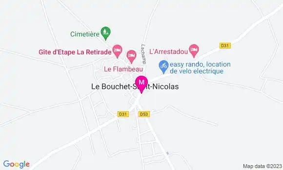 Localisation Auberge du Couvige