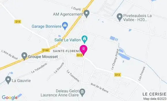 Localisation Restaurant Bar Filoche