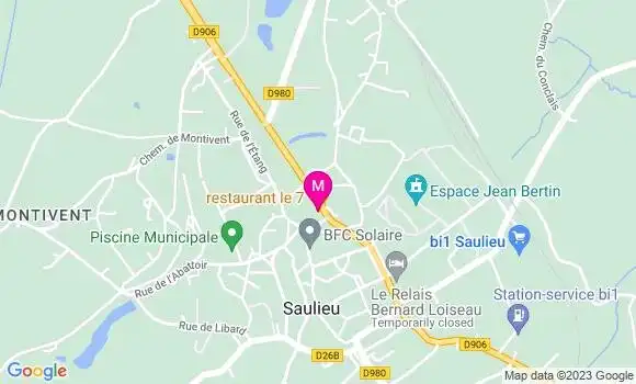 Localisation Restaurant  Le 7