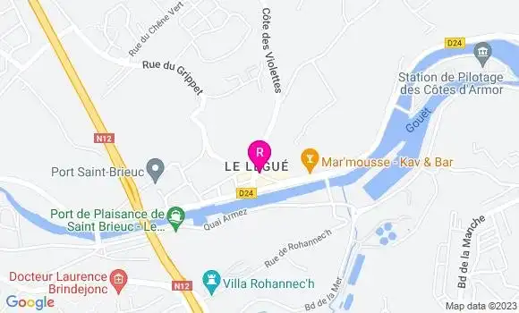 Localisation Restaurant  Le Grand Léjon