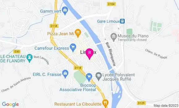 Localisation Restaurant  L