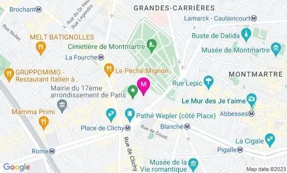 Localisation Restaurant  Le Dernier Etage