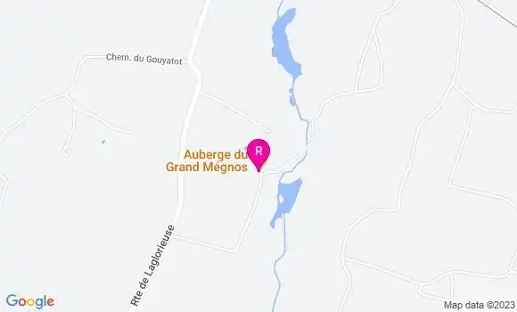 Localisation Auberge du Grand Megnos