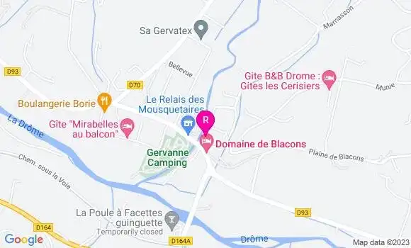 Localisation Restaurant  L