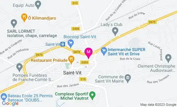 Localisation Pizzeria Le P