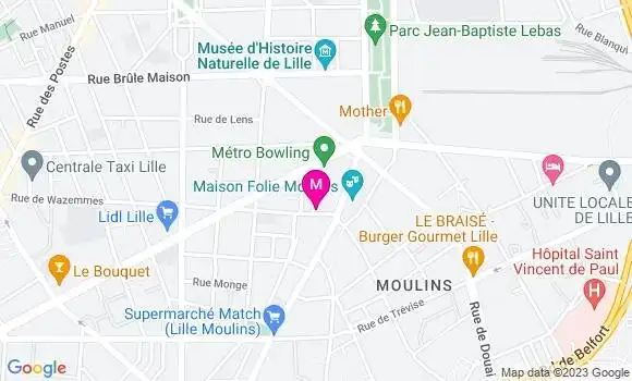 Localisation Restaurant  Le Lyautey