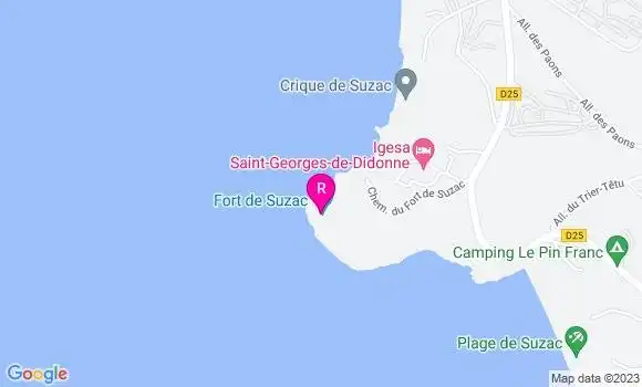 Localisation Restaurant  La Playa