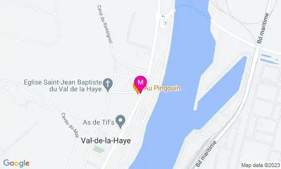 Localisation Restaurant Bar Au Pingouin