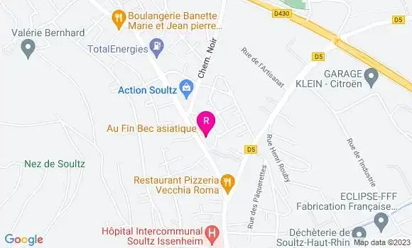 Localisation Restaurant Asiatique Au Fin Bec