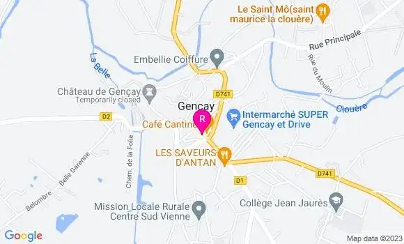 Localisation Restaurant  Café Cantine