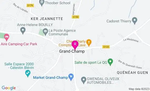Localisation Crêperie Kreizhy Crep