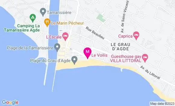 Localisation Restaurant  Le Velicio