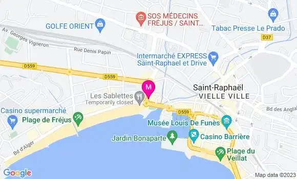 Localisation Pizzeria O Vésuve