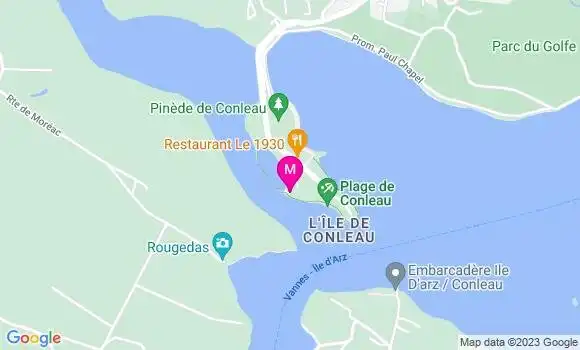 Localisation Restaurant Bar Le Corlazo