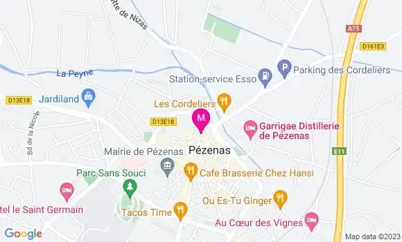 Localisation Restaurant  Chez Paul