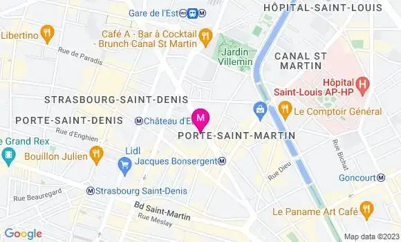 Localisation Restaurant  Les Rupins
