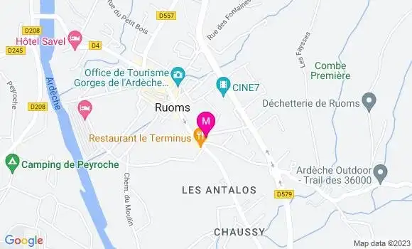 Localisation Restaurant  Lan Hoa