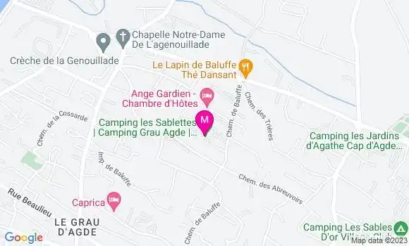 Localisation Restaurant  Les Sablettes